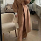 manteau long élégance pur 