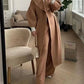 manteau long élégance pur 