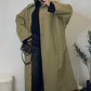Veste longue - olive